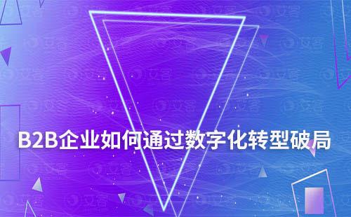 B2B企業(yè)如何通過數(shù)字化轉(zhuǎn)型破局